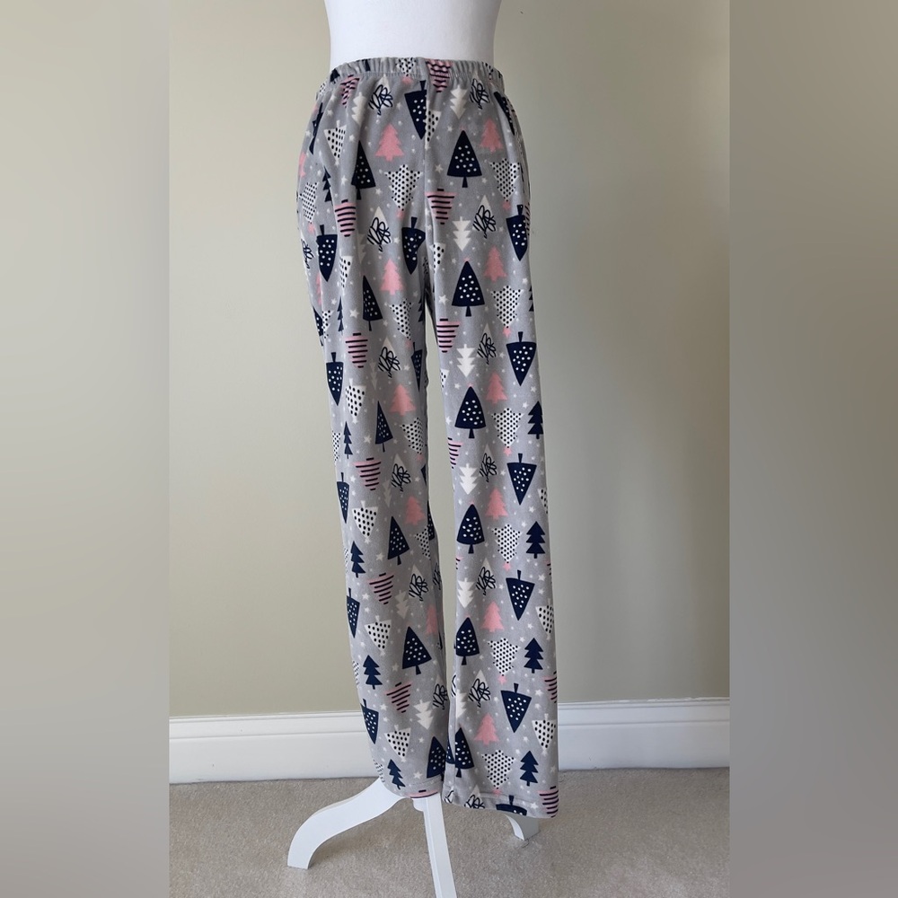 Navy Blue Surprise Gift Women’s Long Sleeve Cozy Velvet Pajama set Size Small - Picture 6 of 7